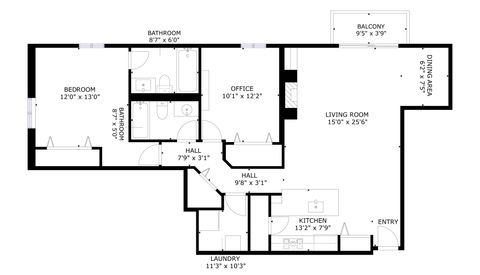 Tiny photo for 2342 W Bloomingdale Avenue #201, Chicago, IL 60647 (MLS # 12561506)