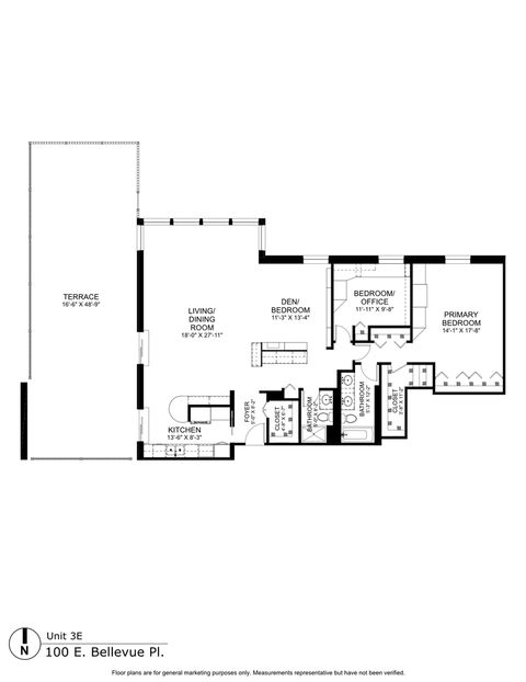 Tiny photo for 100 E Bellevue Place #3E, Chicago, IL 60611 (MLS # 12472082)