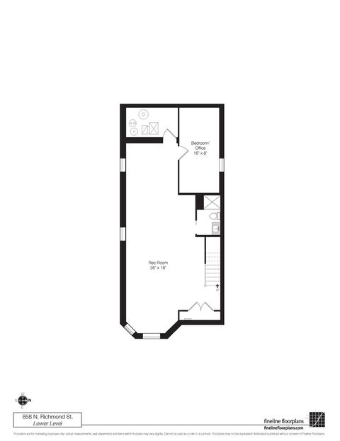 Tiny photo for 858 N Richmond Avenue, Chicago, IL 60622 (MLS # 12580565)