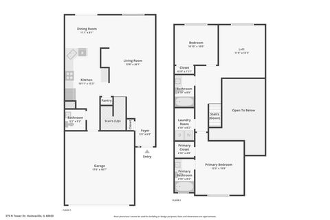 Tiny photo for 375 N Tower Drive, Hainesville, IL 60030 (MLS # 12432526)