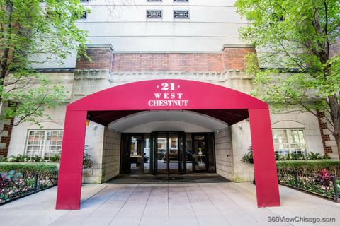 Photo of 21 W Chestnut Street #602, Chicago, IL 60610 (MLS # 12452777)