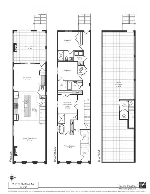 Tiny photo for 2118 N Sheffield Avenue #2, Chicago, IL 60614 (MLS # 12446238)