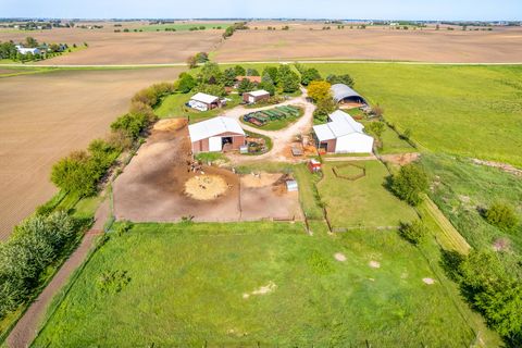 Tiny photo for 15534 Somonauk Road, DeKalb, IL 60115 (MLS # 12375140)