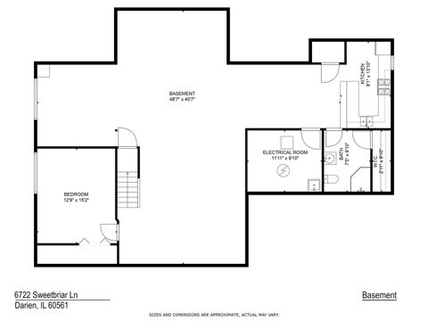 Tiny photo for 6722 Sweetbriar Lane, Darien, IL 60561 (MLS # 12705683)