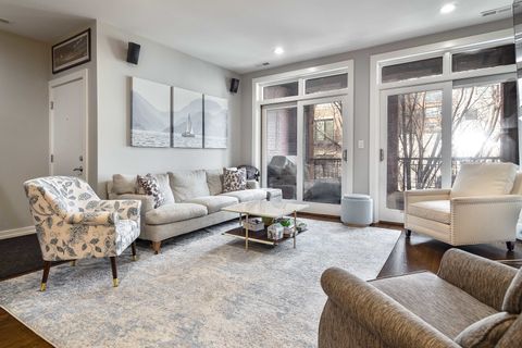 Tiny photo for 675 N PEORIA Street #3N, Chicago, IL 60642 (MLS # 12616466)