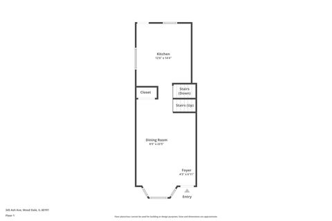 Tiny photo for 345 Ash Avenue, Wood Dale, IL 60191 (MLS # 12507405)