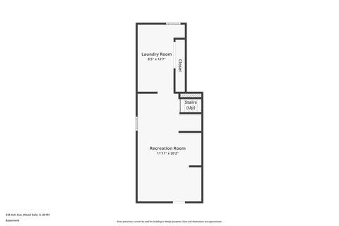 Tiny photo for 345 Ash Avenue, Wood Dale, IL 60191 (MLS # 12507405)