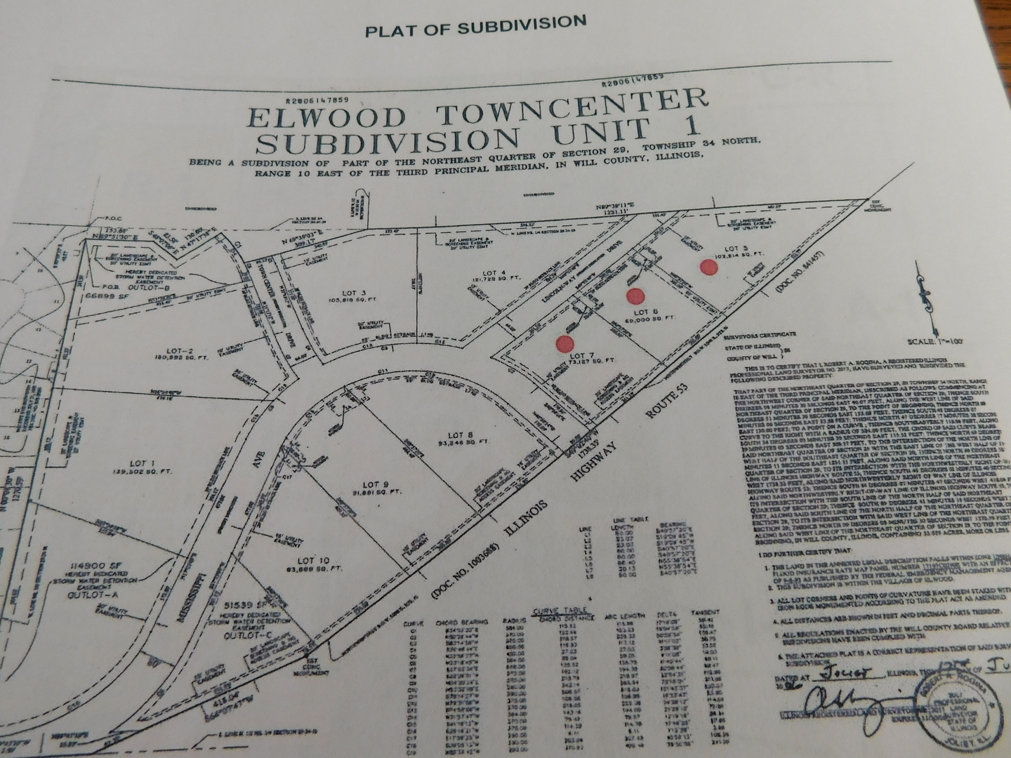 LOTS  5,6 &7 LINCOLN WAY Drive