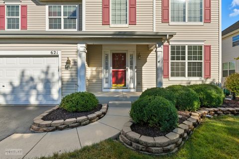 Tiny photo for 621 Mansfield Way, Oswego, IL 60543 (MLS # 12468325)