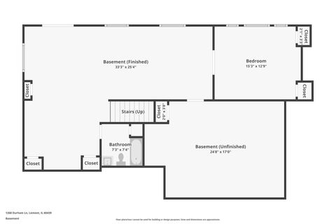 Tiny photo for 1268 DURHAM Lane, Lemont, IL 60439 (MLS # 12561152)