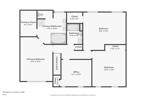 Tiny photo for 1653 Brighton Drive, Mundelein, IL 60060 (MLS # 12580688)