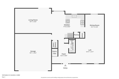Tiny photo for 1653 Brighton Drive, Mundelein, IL 60060 (MLS # 12580688)