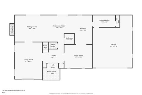 Tiny photo for 185 Cold Spring Road, Barrington, IL 60010 (MLS # 12463725)