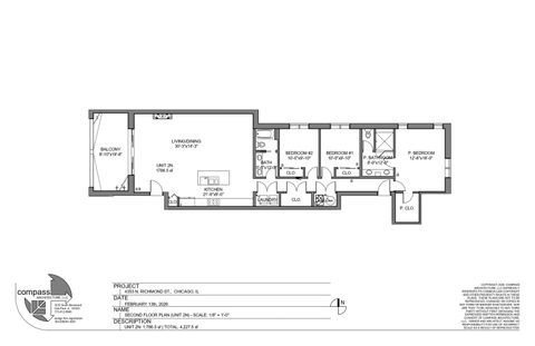 Tiny photo for 4353 N Richmond Avenue #2N, Chicago, IL 60618 (MLS # 12527541)