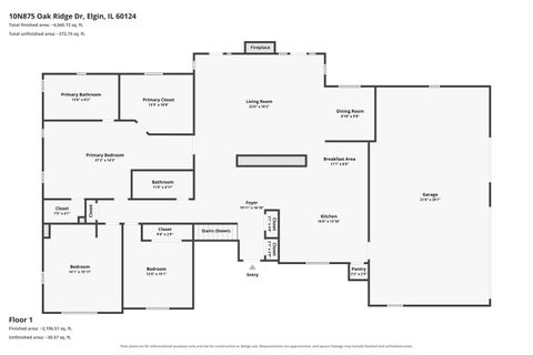 Tiny photo for 10N875 Oak Ridge Drive, Elgin, IL 60124 (MLS # 12781387)