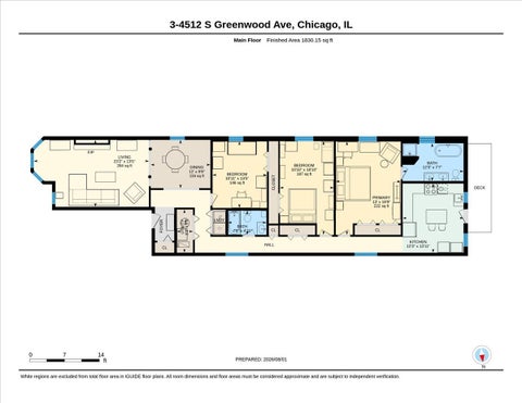 Tiny photo for 4512 S Greenwood Avenue #3, Chicago, IL 60653 (MLS # 12767565)