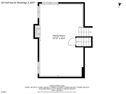 Tiny photo for 1221 Golf View Drive, Woodridge, IL 60517 (MLS # 12575050)