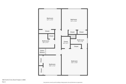 Tiny photo for 1000 S Na Wa Ta Avenue, Mount Prospect, IL 60056 (MLS # 12582617)