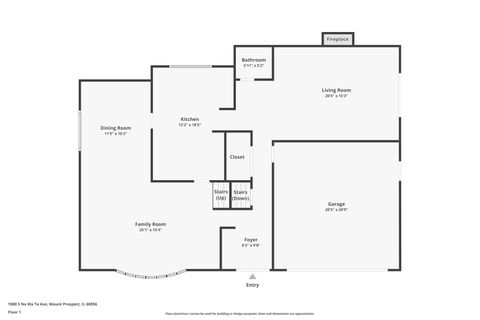 Tiny photo for 1000 S Na Wa Ta Avenue, Mount Prospect, IL 60056 (MLS # 12582617)