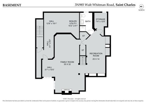 Tiny photo for 3N985 Walt Whitman Road, St. Charles, IL 60175 (MLS # 12469347)