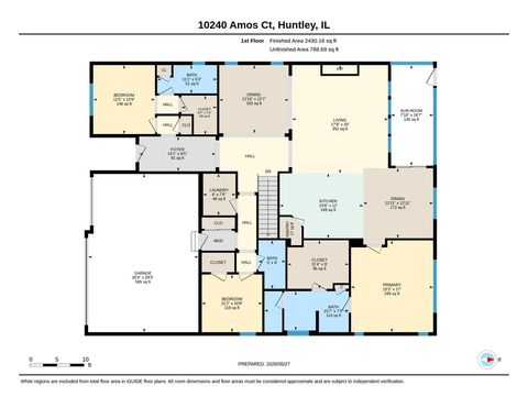 Tiny photo for 10240 Amos Street, Huntley, IL 60142 (MLS # 12697488)