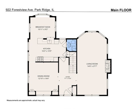 Tiny photo for 922 Forestview Avenue, Park Ridge, IL 60068 (MLS # 12794460)