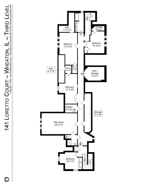 Tiny photo for 141 Loretto Court, Wheaton, IL 60189 (MLS # 12460902)