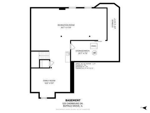 Tiny photo for 525 Cherbourg Drive, Buffalo Grove, IL 60089 (MLS # 12628851)
