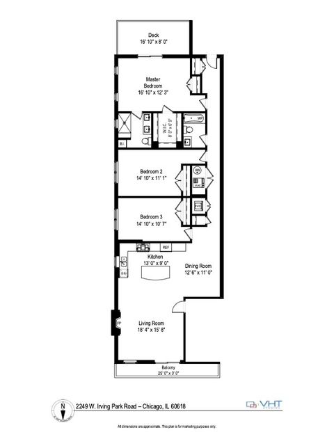 Tiny photo for 2249 W Irving Park Road #4, Chicago, IL 60618 (MLS # 12577018)