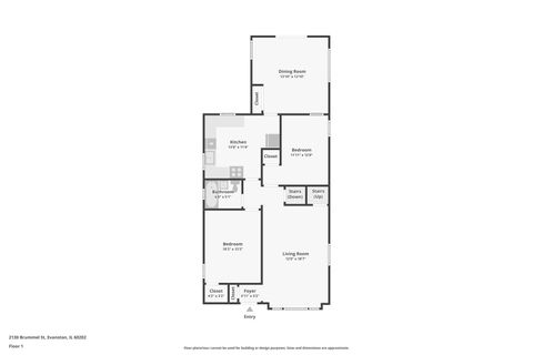 Tiny photo for 2130 Brummel Street, Evanston, IL 60202 (MLS # 12488077)