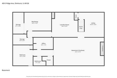 Tiny photo for 459 E Ridge Avenue, Elmhurst, IL 60126 (MLS # 12696025)