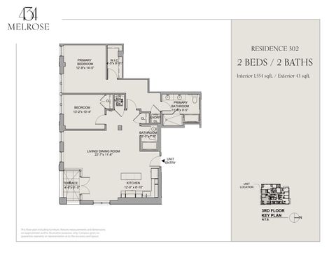 Tiny photo for 434 W Melrose Street #302, Chicago, IL 60657 (MLS # 12605346)