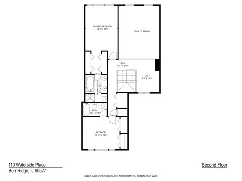 Tiny photo for 110 Waterside Place, Burr Ridge, IL 60527 (MLS # 12464755)