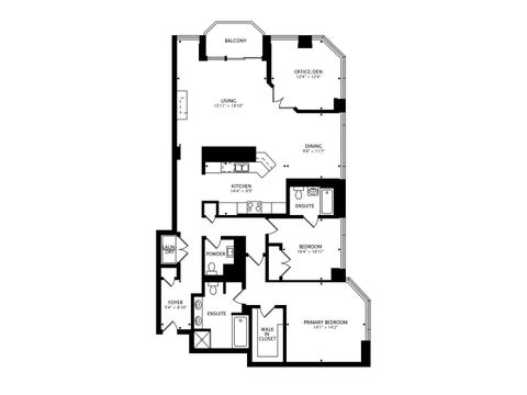 Tiny photo for 21 E HURON Street #1802, Chicago, IL 60611 (MLS # 12777153)