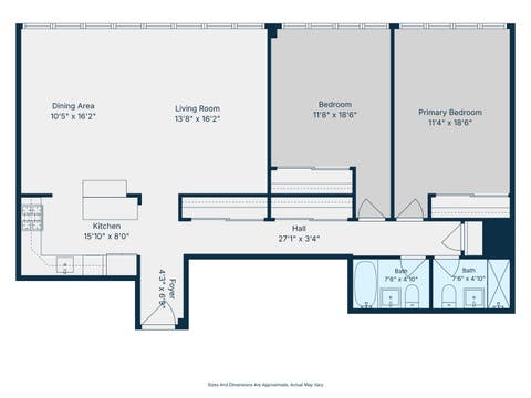 Tiny photo for 5801 N SHERIDAN Road #20E, Chicago, IL 60660 (MLS # 12733149)