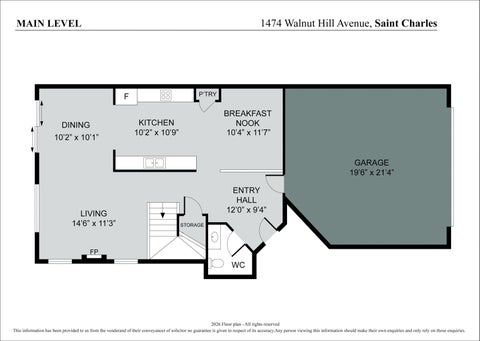 Tiny photo for 1474 Walnut Hill Avenue, St. Charles, IL 60174 (MLS # 12790766)
