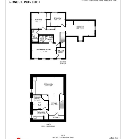 Tiny photo for 4586 Covenant Court, Gurnee, IL 60031 (MLS # 12450201)