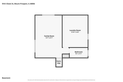 Tiny photo for 918 S Owen Street, Mount Prospect, IL 60056 (MLS # 12769581)