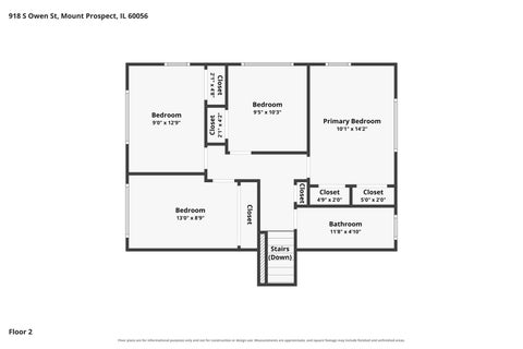 Tiny photo for 918 S Owen Street, Mount Prospect, IL 60056 (MLS # 12769581)