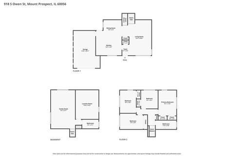 Tiny photo for 918 S Owen Street, Mount Prospect, IL 60056 (MLS # 12769581)