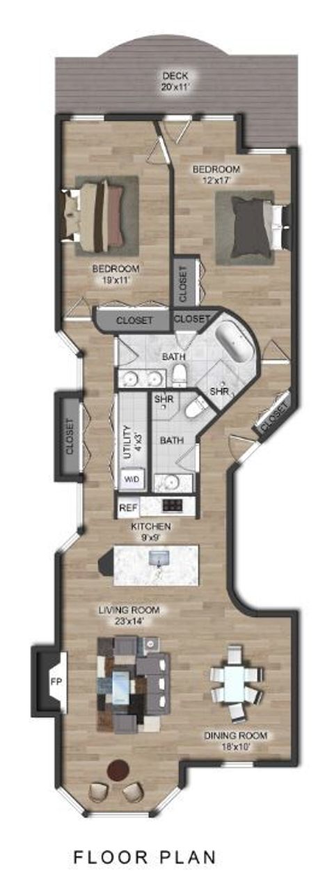 Tiny photo for 503 N Wells Street #3C, Chicago, IL 60654 (MLS # 12594340)