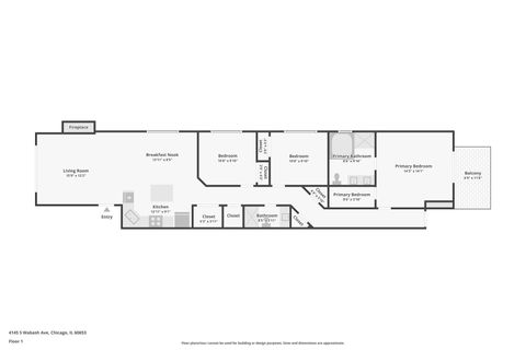 Tiny photo for 4145 S Wabash Avenue #1N, Chicago, IL 60653 (MLS # 12479164)
