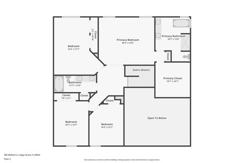 Tiny photo for 369 Mallard Lane, Sugar Grove, IL 60554 (MLS # 12485853)