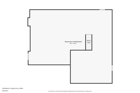 Tiny photo for 369 Mallard Lane, Sugar Grove, IL 60554 (MLS # 12485853)