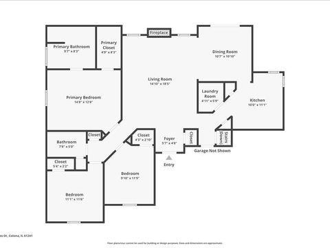 Tiny photo for 720 Cypress Drive, Colona, IL 61241 (MLS # 12572659)