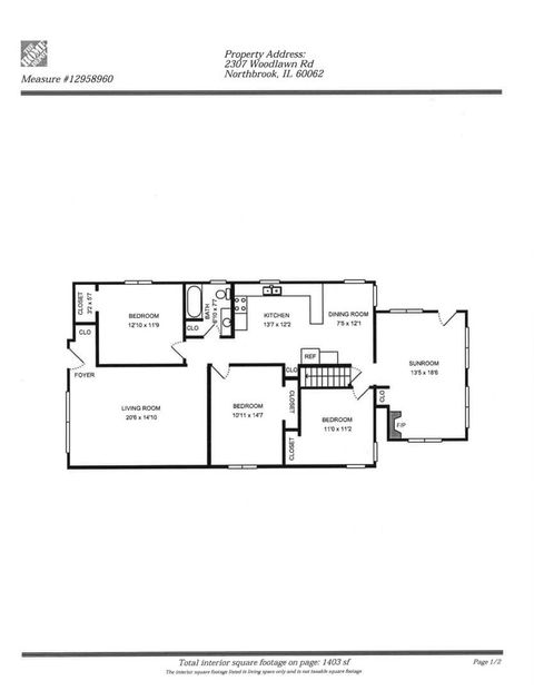 Tiny photo for 2307 Woodlawn Road, Northbrook, IL 60062 (MLS # 12588969)