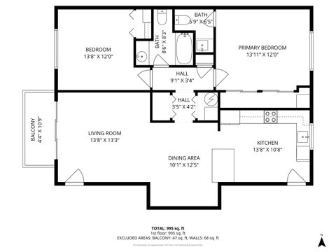 Tiny photo for 408 Kensington Road #E, Mount Prospect, IL 60056 (MLS # 12626745)