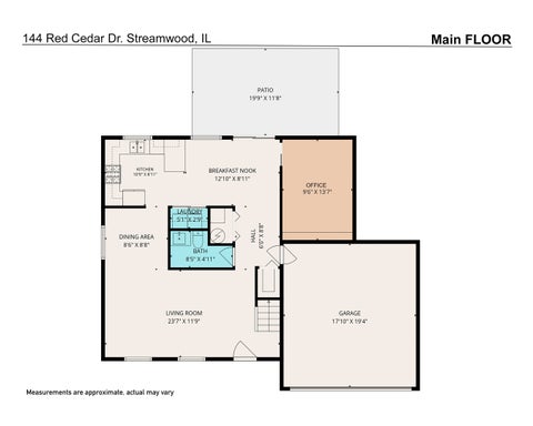 Tiny photo for 144 Red Cedar Drive, Streamwood, IL 60107 (MLS # 12732249)