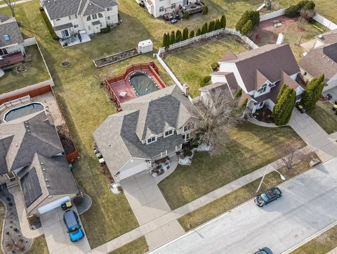Tiny photo for 18036 Crystal Lane, Lansing, IL 60438 (MLS # 12502579)