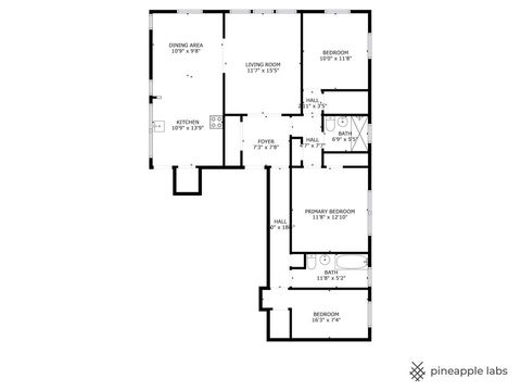 Tiny photo for 1217 Hull Terrace #3A, Evanston, IL 60202 (MLS # 12442324)